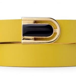 Fashionable yellow belt