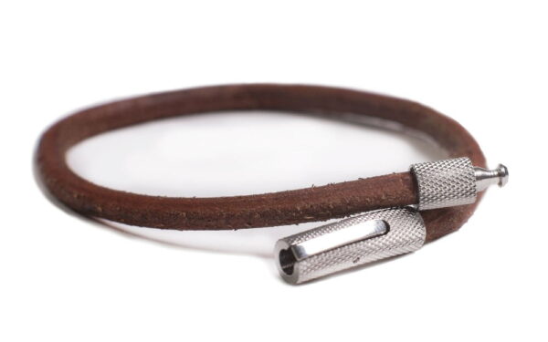 Round leather bracelet 4 mm